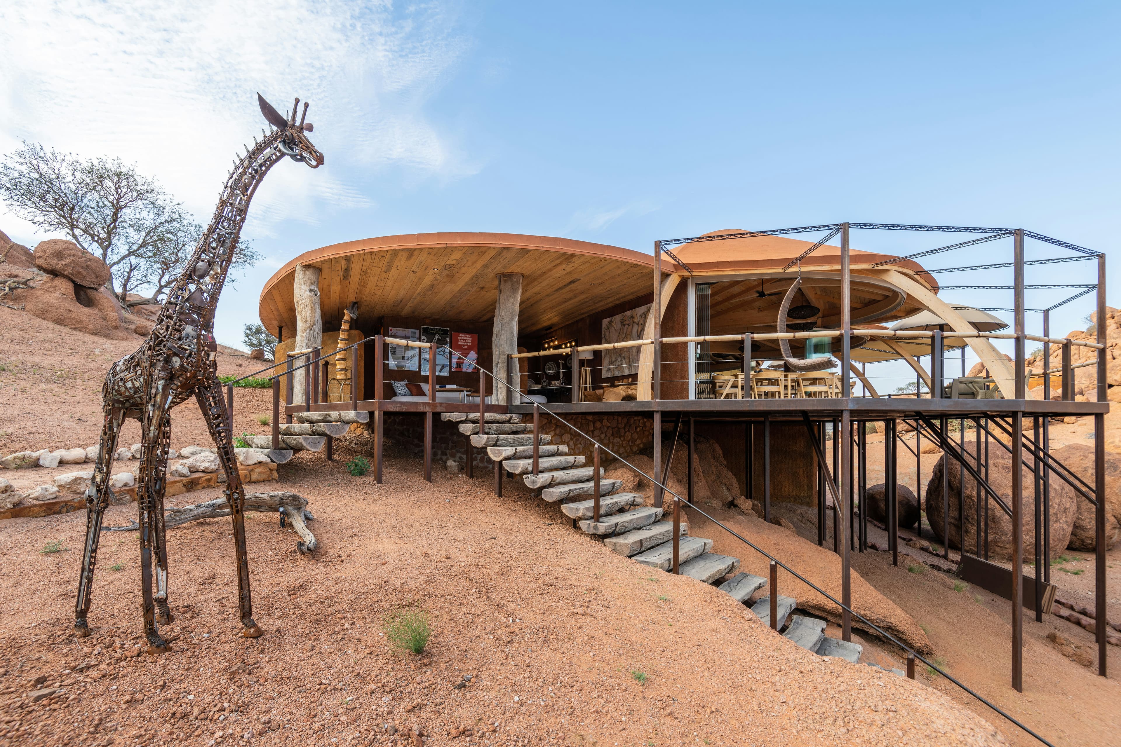Giraffe in African safari