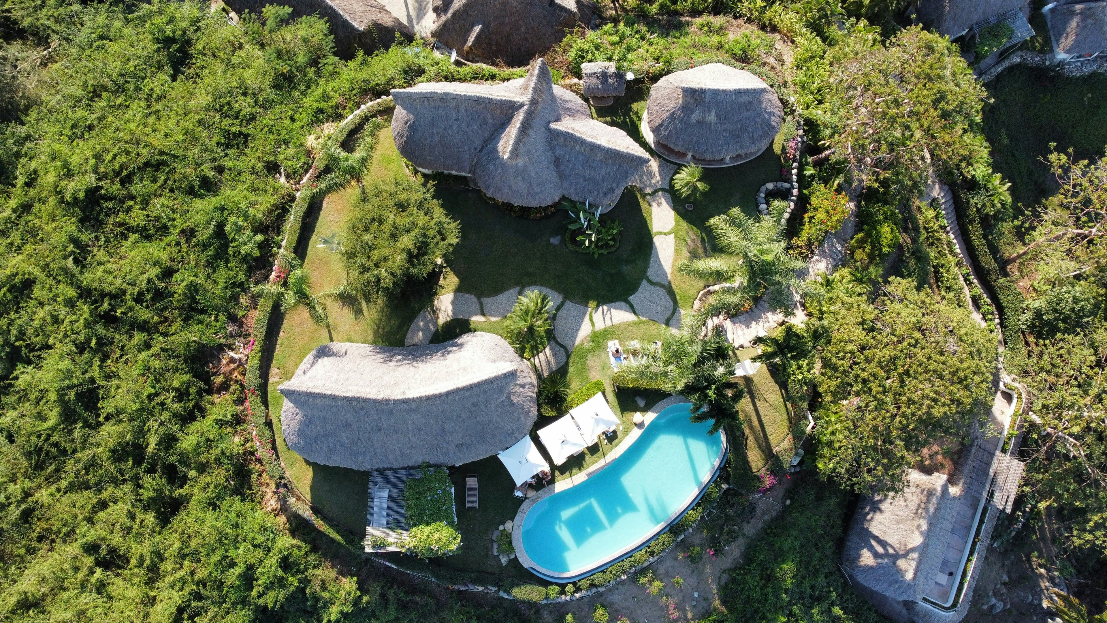 Safari lodge landscape